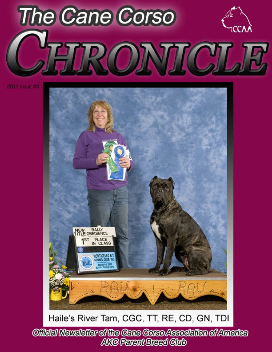 The Cane Corso Chronicle 2011 3rd Quarter by Cane... Flipsnack