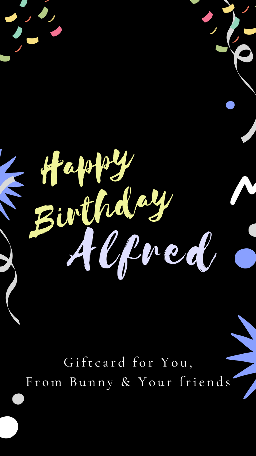 Alfred Birthday Card by - Flipsnack