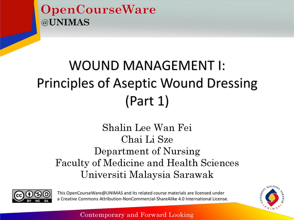 LU4 Principles of basic wound dressing (Part 1) by lwfshalin Flipsnack