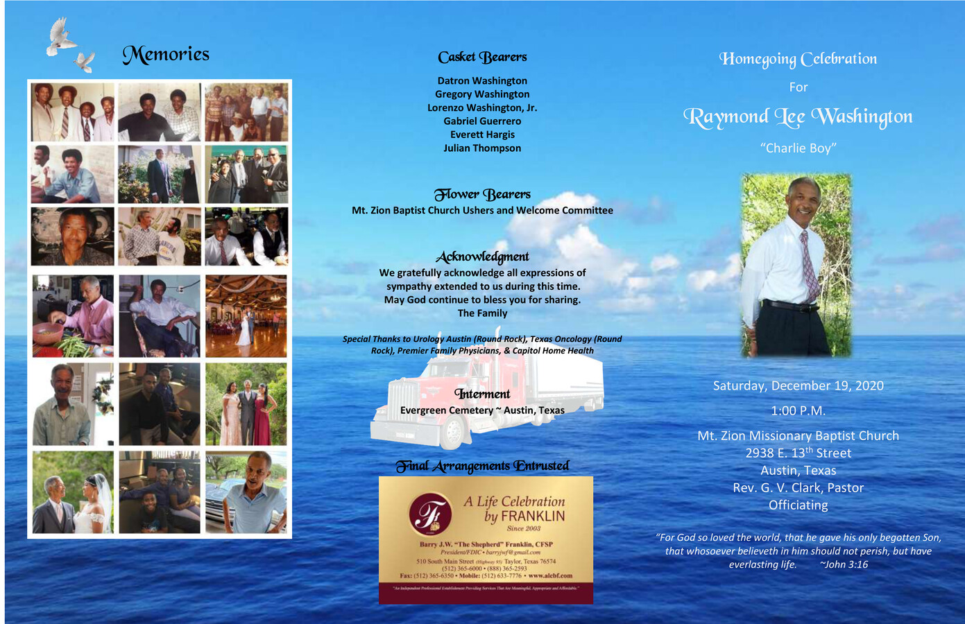 Raymond Washington Program by A Life... - Flipsnack