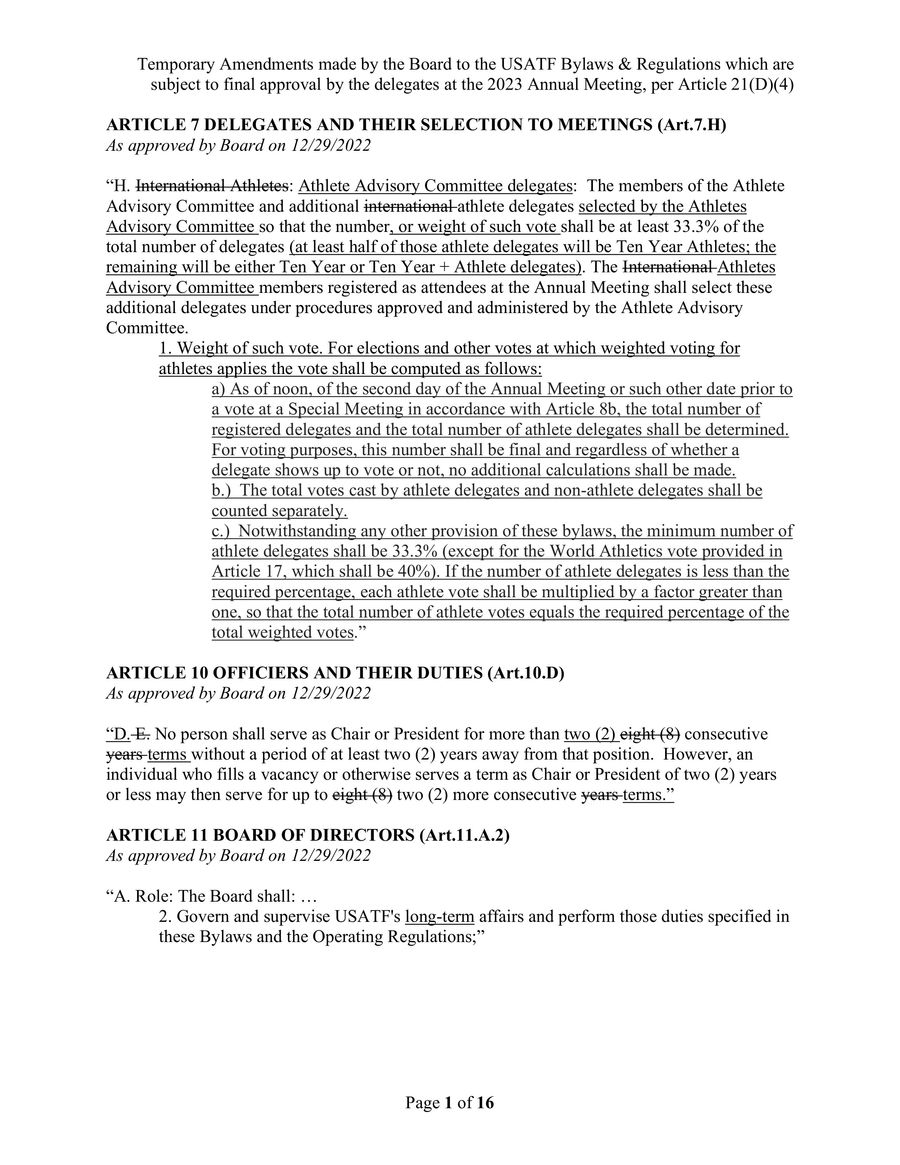 2023 Temporary Amendments under Article 21(d)(4) by sarah.linehan ...