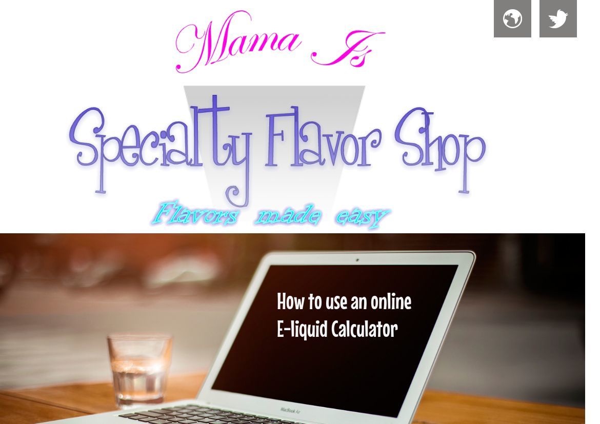 How to use an online Eliquid calculator by Flipsnack