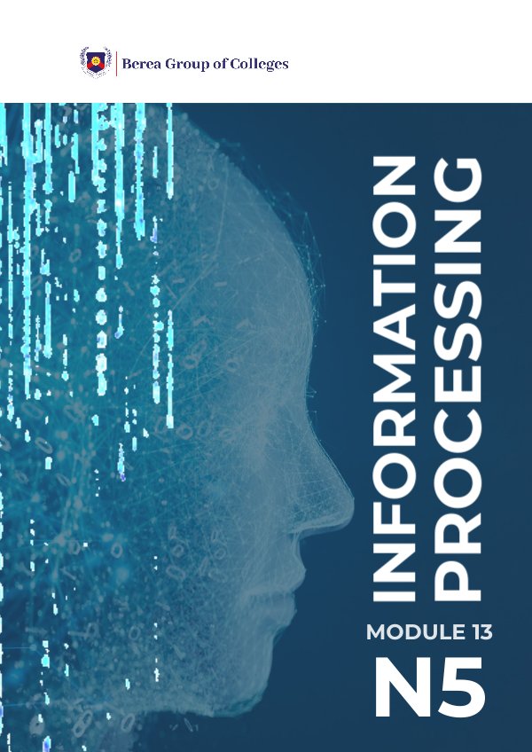 Information Processing Module 13 N5 by E-Publishing