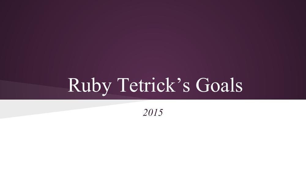 Goal Setting Template Ruby Tetrick by Ruby.Tetrick - Flipsnack