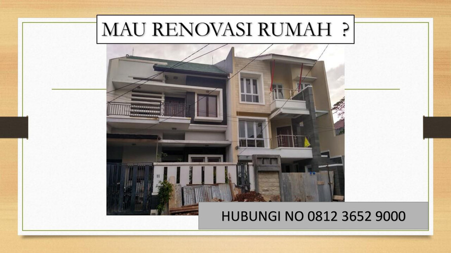 PALING BAGUS! 082136529000, SOLUSI RENOVASI RUMAH KLATEN