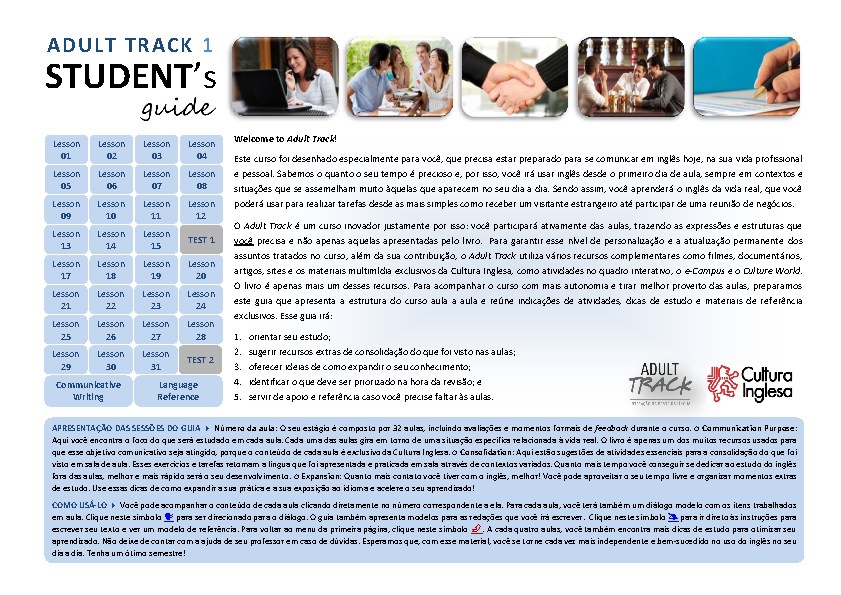 AT1 Student´s Guide by Cultura Inglesa SP - Flipsnack