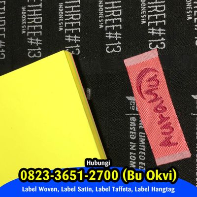 TERPERCAYA 085231361659 Jasa Bikin Label Baju Jogja