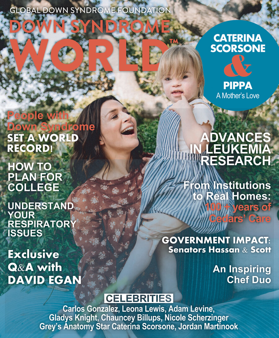 Down Syndrome World 2021 Issue 2 Caterina Scorsone & Pippa by GLOBAL