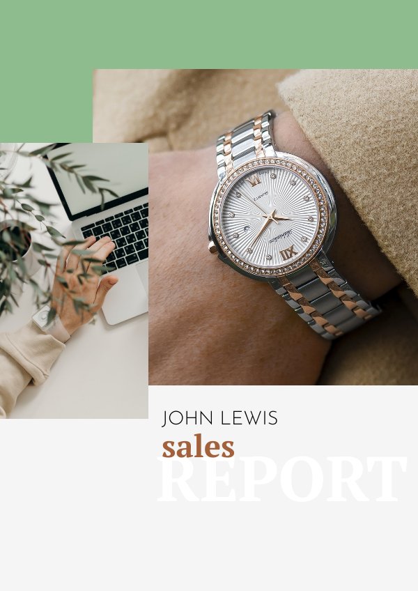 sales report for John Lewis by Rachel st martin Flipsnack