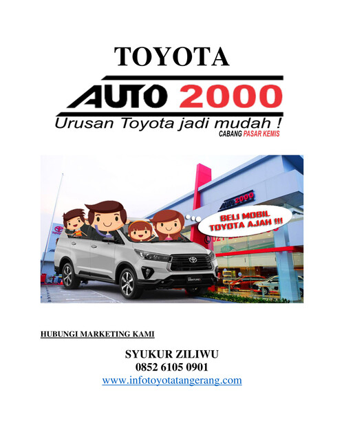 Toyota Auto2000 Pasar Kemis
