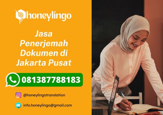 Jasa Penerjemah Dokumen - Jakarta Pusat - Honey Lingo