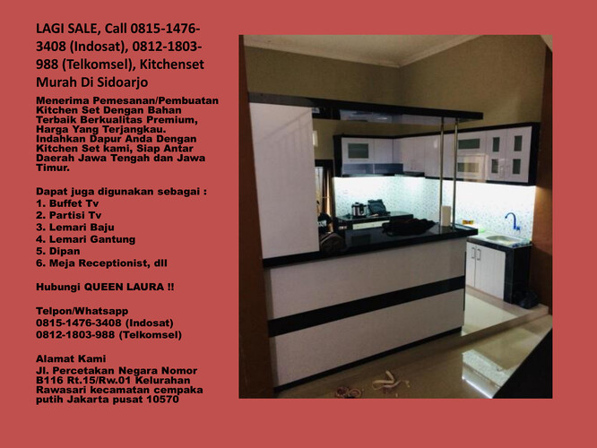 Jual Kitchen Set Murah