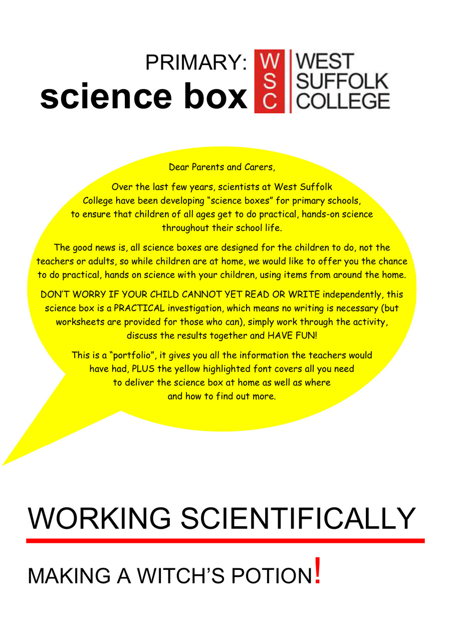 KS1&2 HOME SCHOOL 10 Making a Witchs Potion by Eastern... Flipsnack