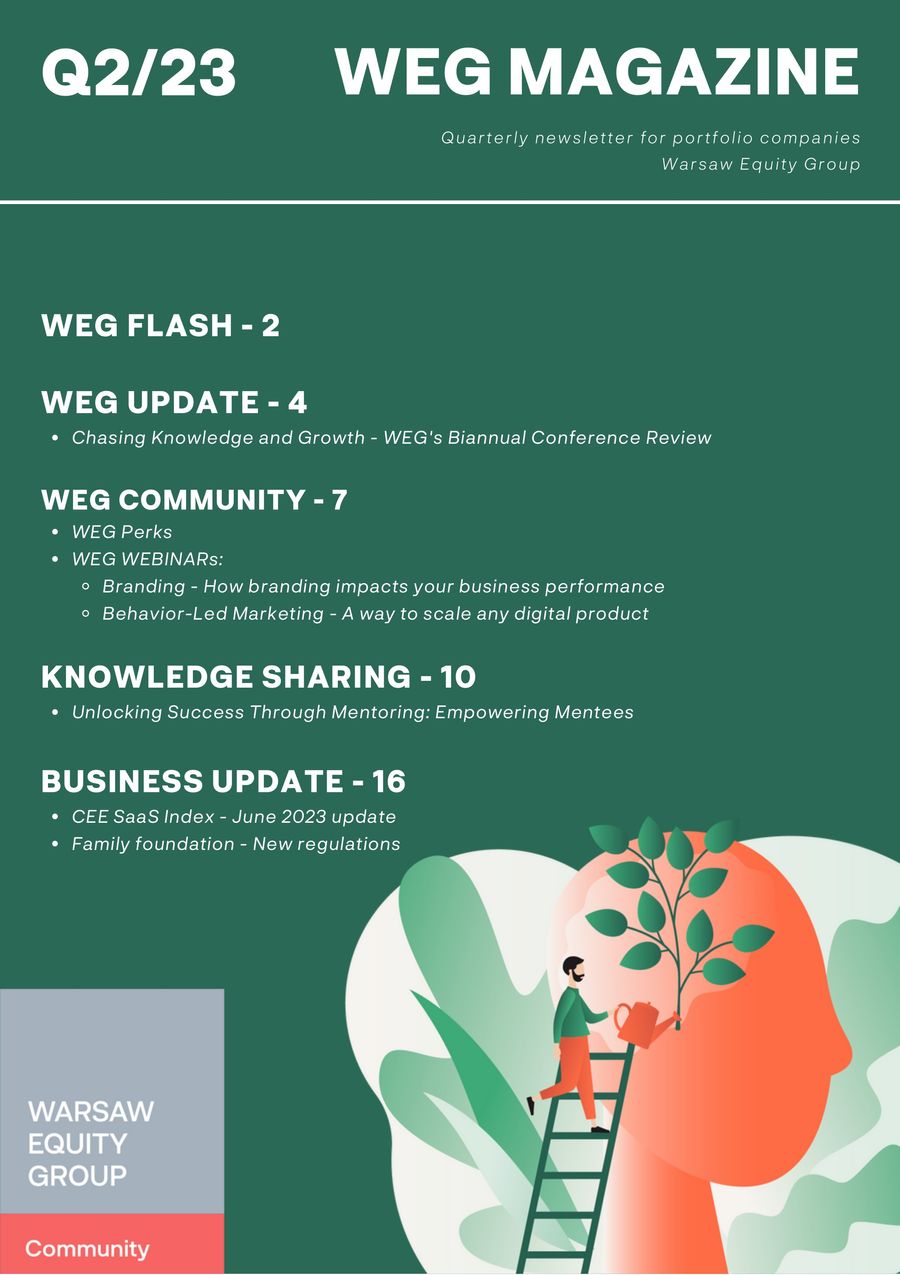 WEG Magazine Q2_23 by Warsaw Equity Group - Flipsnack