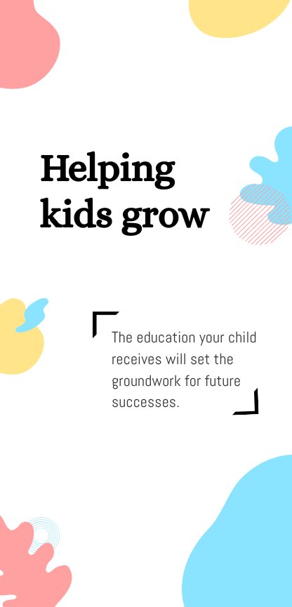 Illustrated Kids Brochure Template by Flipsnack templates - Flipsnack