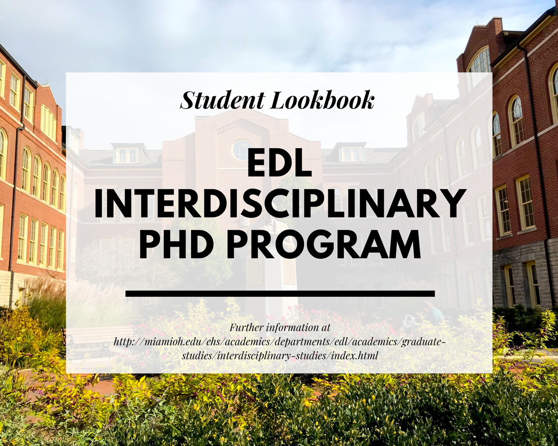 EDL Interdisciplinary Doctoral Program Lookbook 2nd edition by Sherrill ...