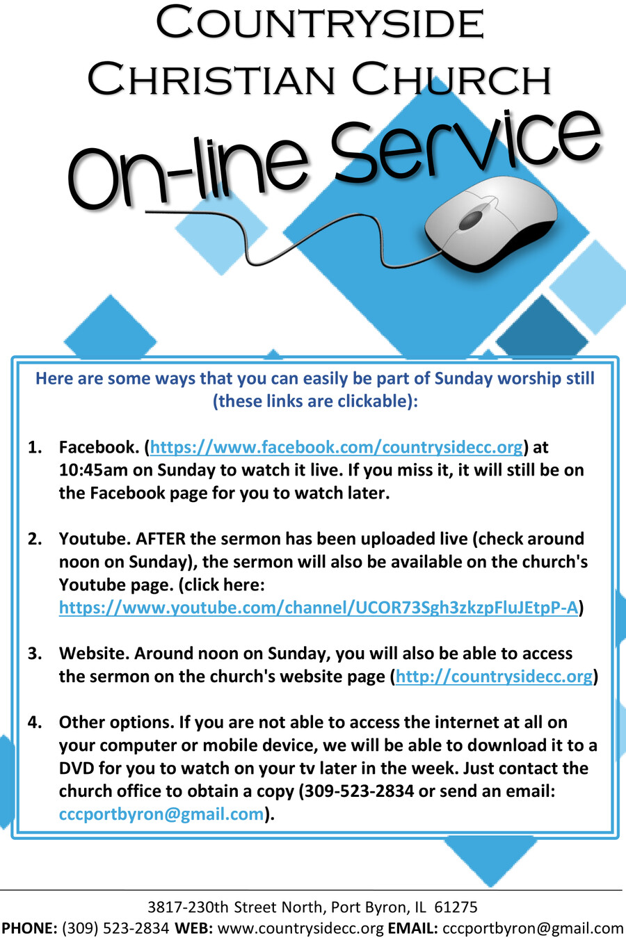03.22.20 online bulletin by Laura Flipsnack