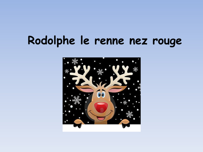 Rudolph Le Renne Au Nez Rouge Paroles