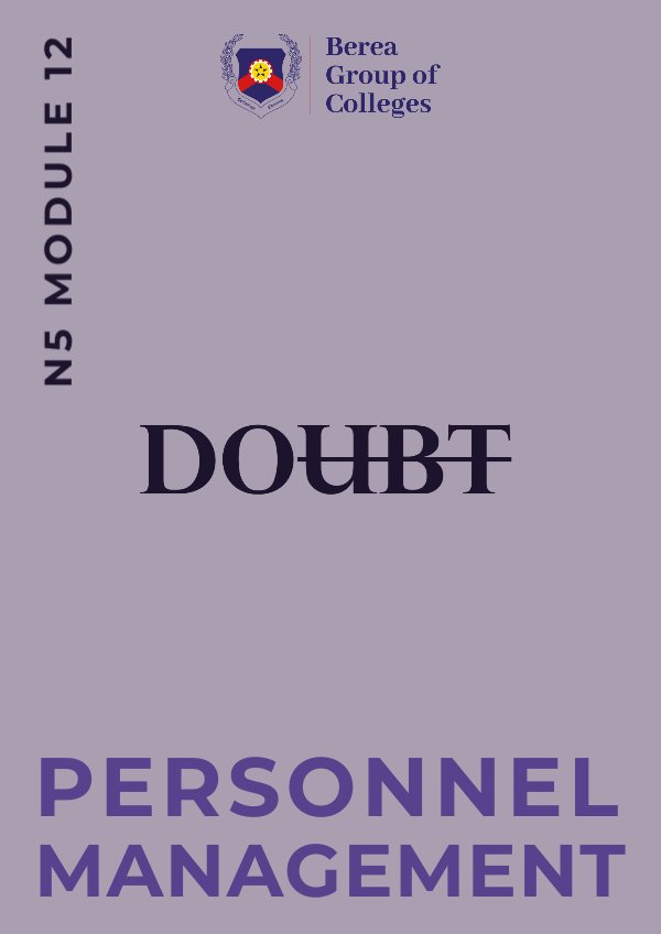 Personnel Management N5 Module 12 by E-Publishing - Flipsnack