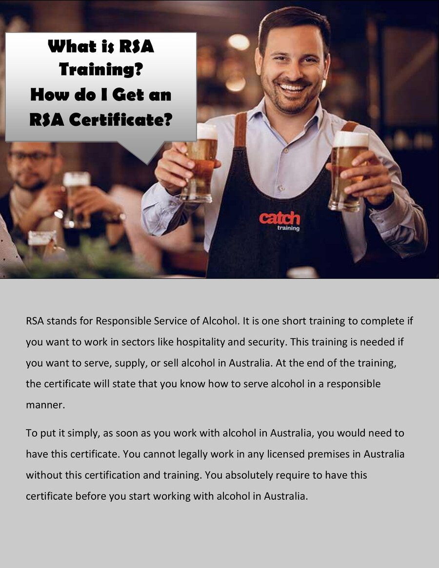 What is RSA Training by catchtraining - Flipsnack