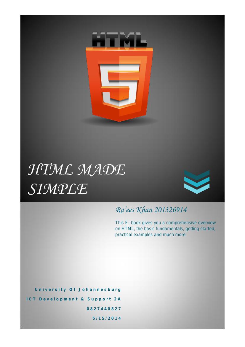 HTML textbook contents by Eezy - Flipsnack