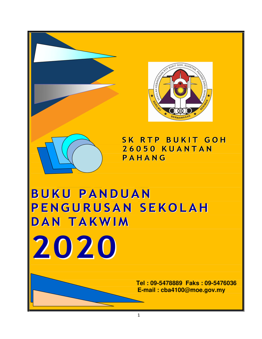  BUKU  PANDUAN PENGURUSAN SEKOLAH  DAN TAKWIM 2022 by yus 