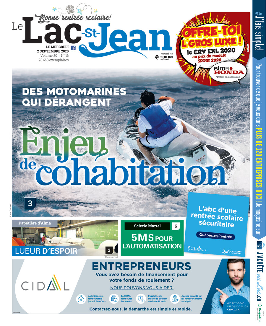 Journal Le Lac-St-Jean, 2 septembre 2020 by Trium Médias - Flipsnack