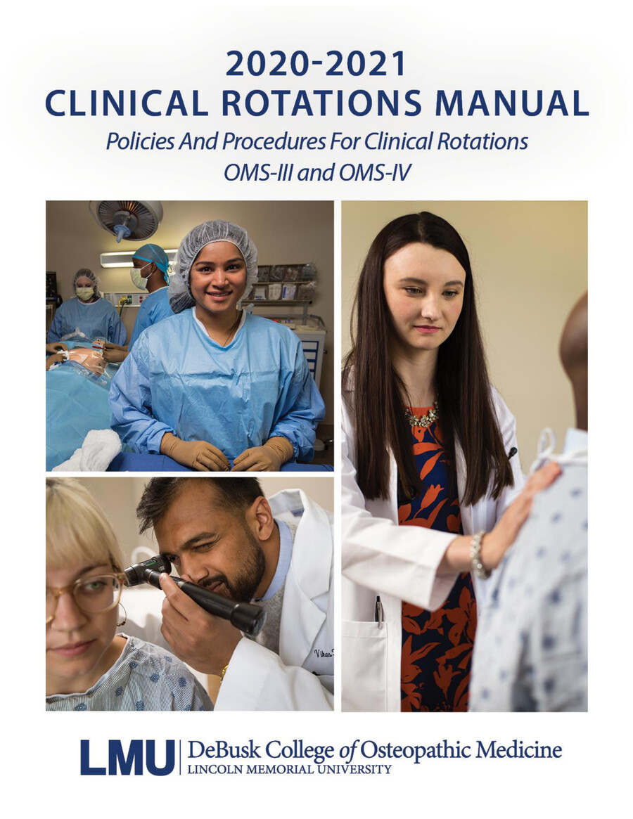 Clinical Rotations Manual 20202021 by Flipsnack