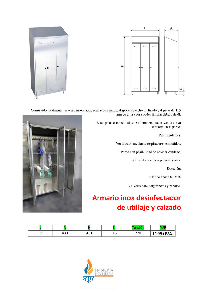 ARMARIO INOX. ESTERILIZADOR-PDF by Javier... - Flipsnack