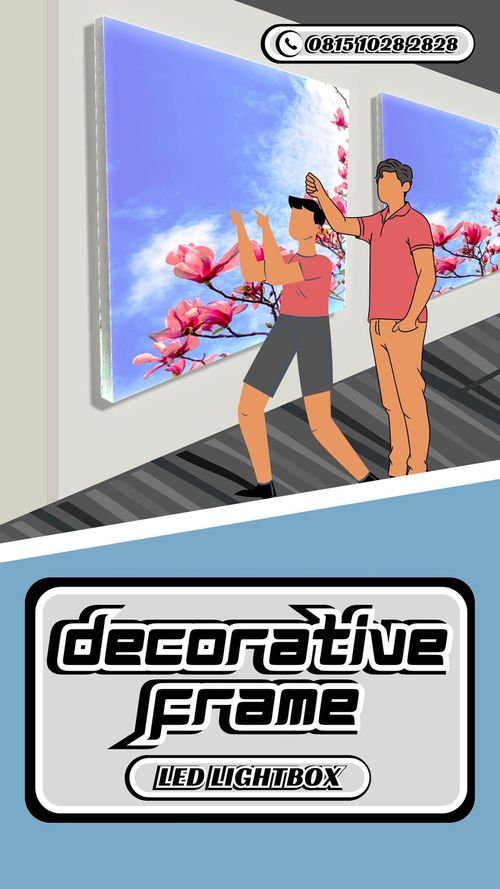 DISKON Decorative Frame Backdrop Untuk Kantor Jakarta WA : +62 8
