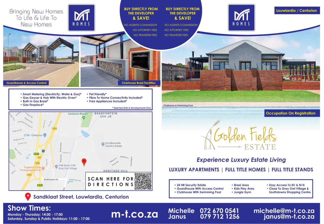 Golden Fields Estate, Centurion by luciefurrr Flipsnack