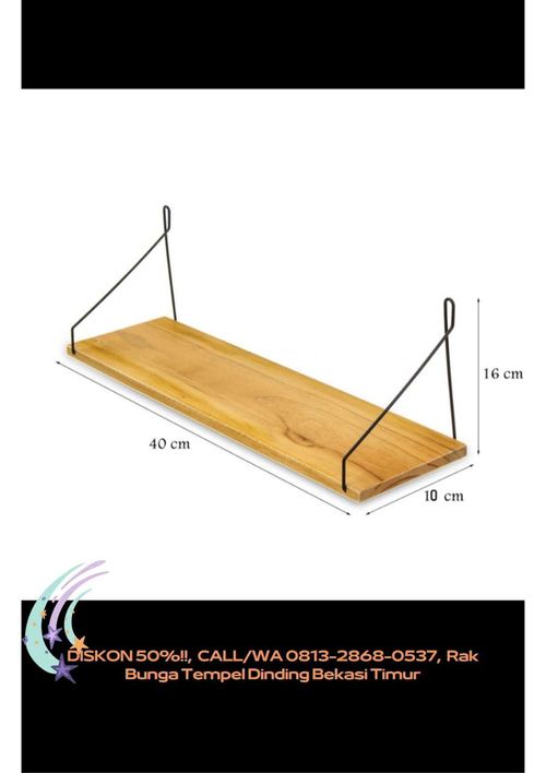 DISKON 50%!!,  CALL/WA 0813-2868-0537,  Rak Bunga Tempel Dinding