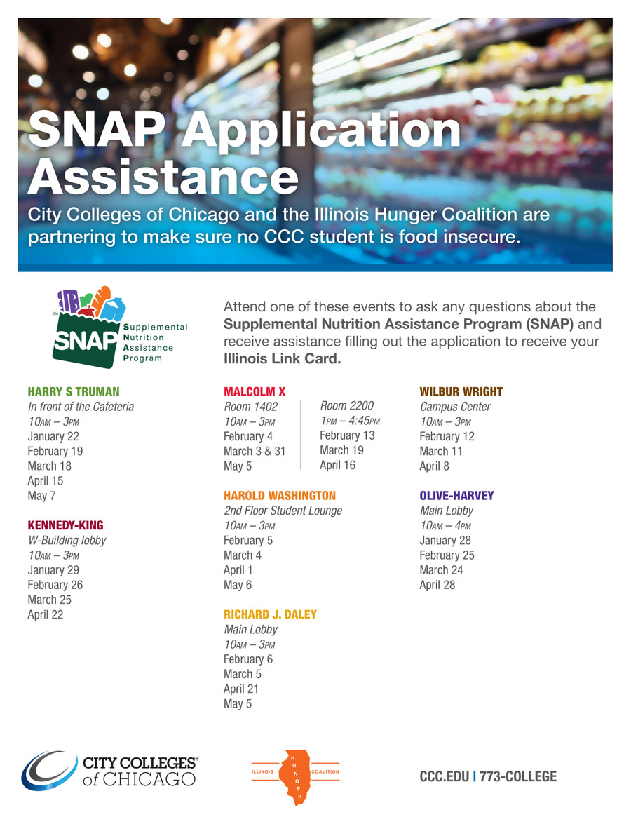 SNAP Assistance Flyer 8.5x11 by City Colleges... Flipsnack
