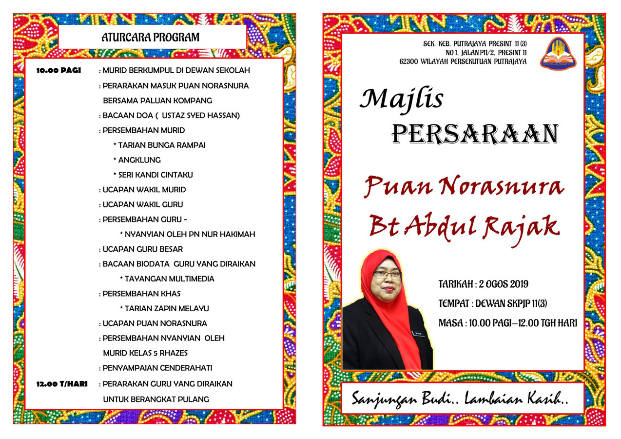 Majlis Persaraan Norasnura By Amirah Azni Bt Ramli Flipsnack