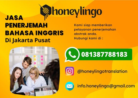 Jasa Penerjemah Bahasa Inggris di jakarta Pusat 