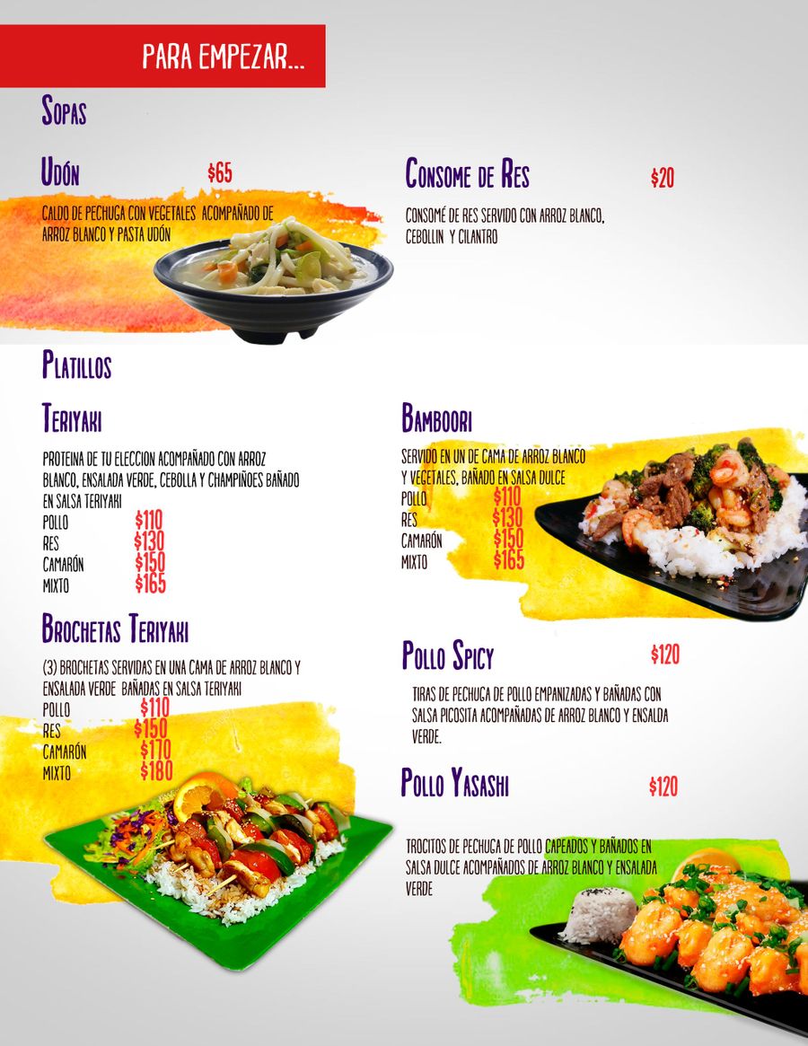 Menu Bamboo Sushi by víc Sanz Flipsnack