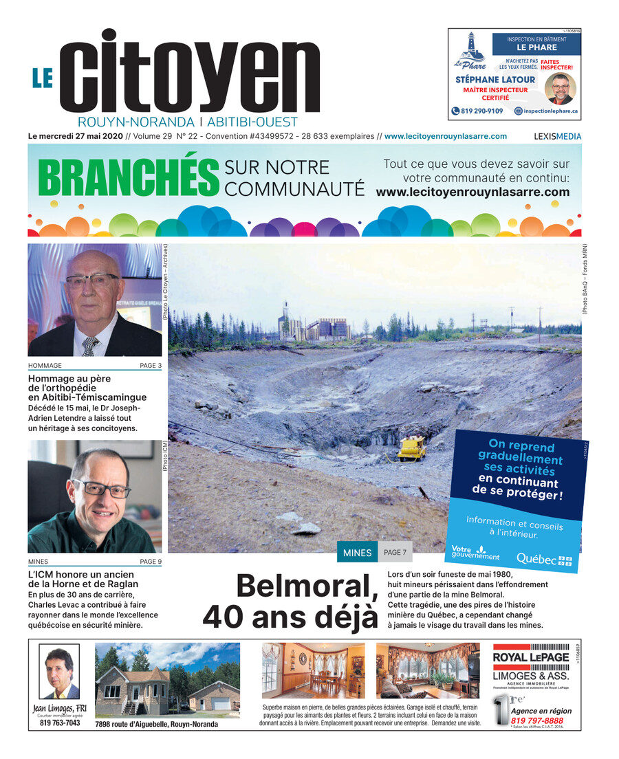 27 mai 2020 Le Citoyen RouynNoranda / AbitibiOuest by Medialo