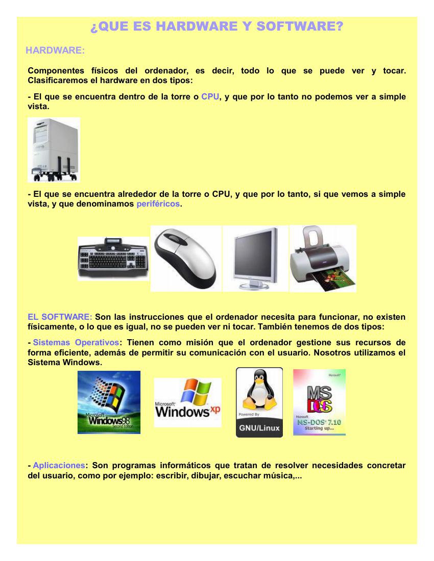 QUE_ES_HARDWARE_Y_SOFTWARE by jessica Flipsnack
