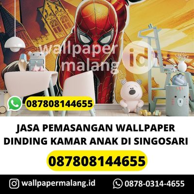 JASA PEMASANGAN WALLPAPER DINDING KAMAR ANAK DI SINGOSARI