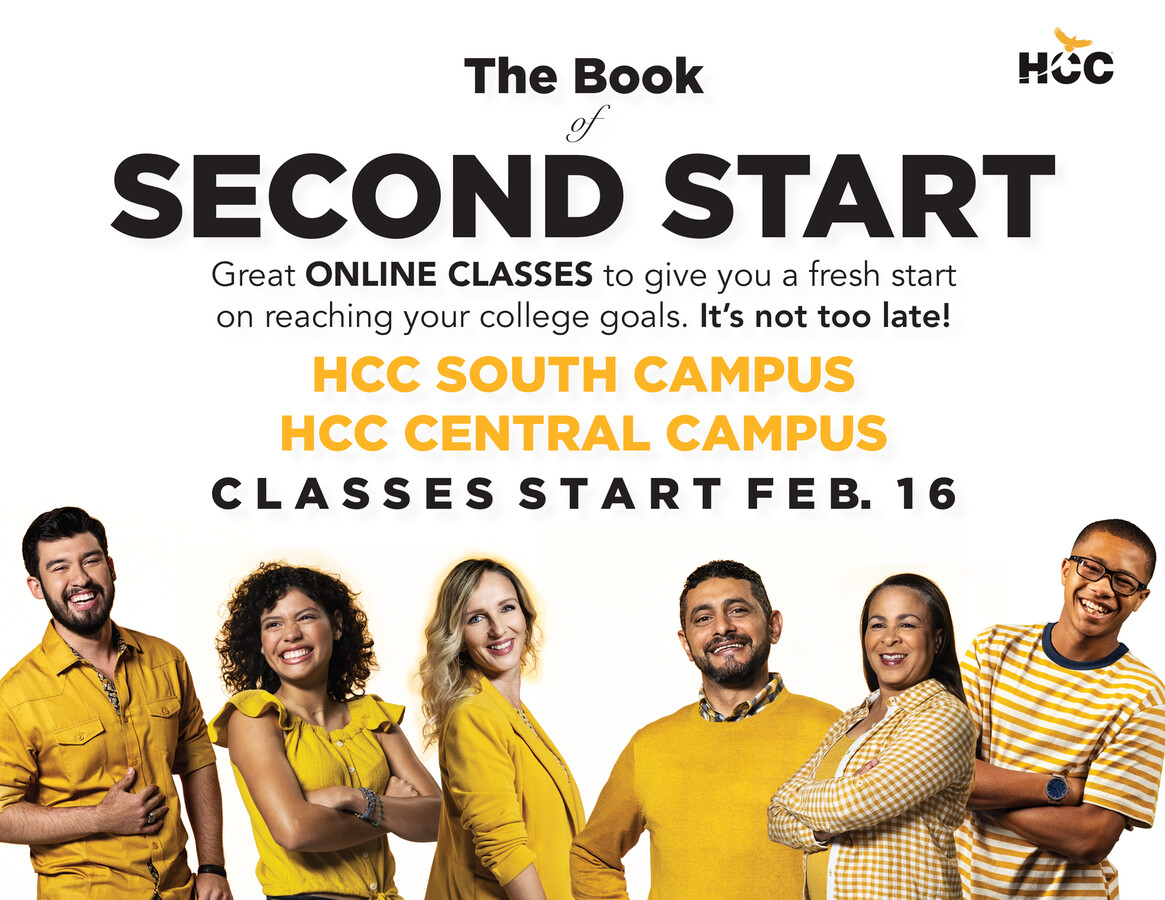 THE BOOK OF SECOND START HCC CENTRAL AND SOUTH CAMPUS 2021 by