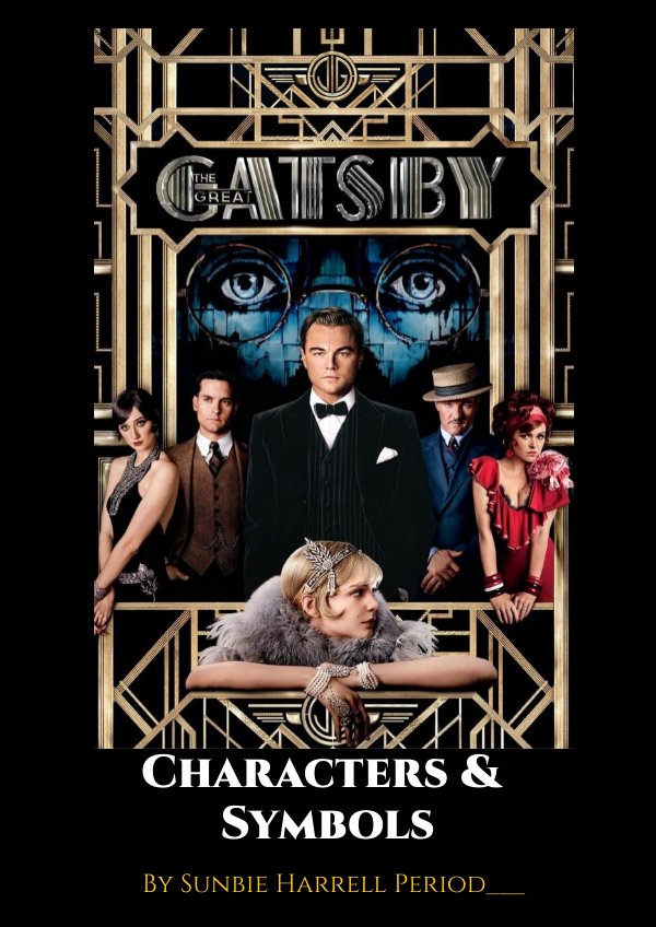 Great Gatsby Charcters & Symbols by Sunbie... Flipsnack