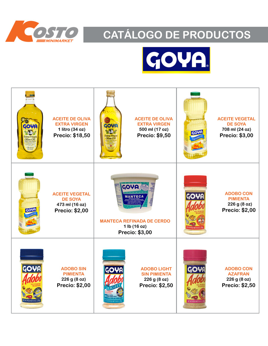Catálogo de productos GOYA by Deisy De Azevedo Flipsnack
