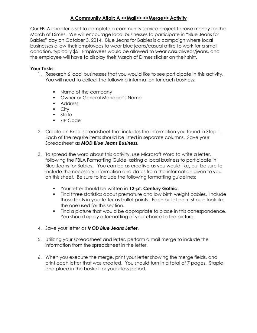FBLA in the Classroom by nbeebe1 - Flipsnack