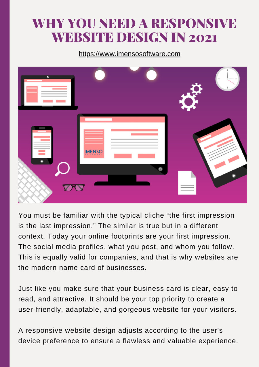 Why You Need a Responsive Website Design in 2021 by Giselle Shira ...