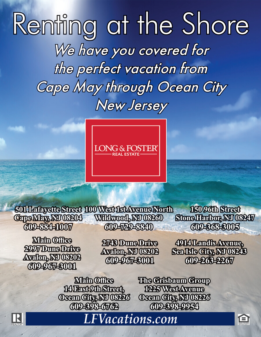 Long and Foster The Jersey Shore Rental Brochure by franzeographics