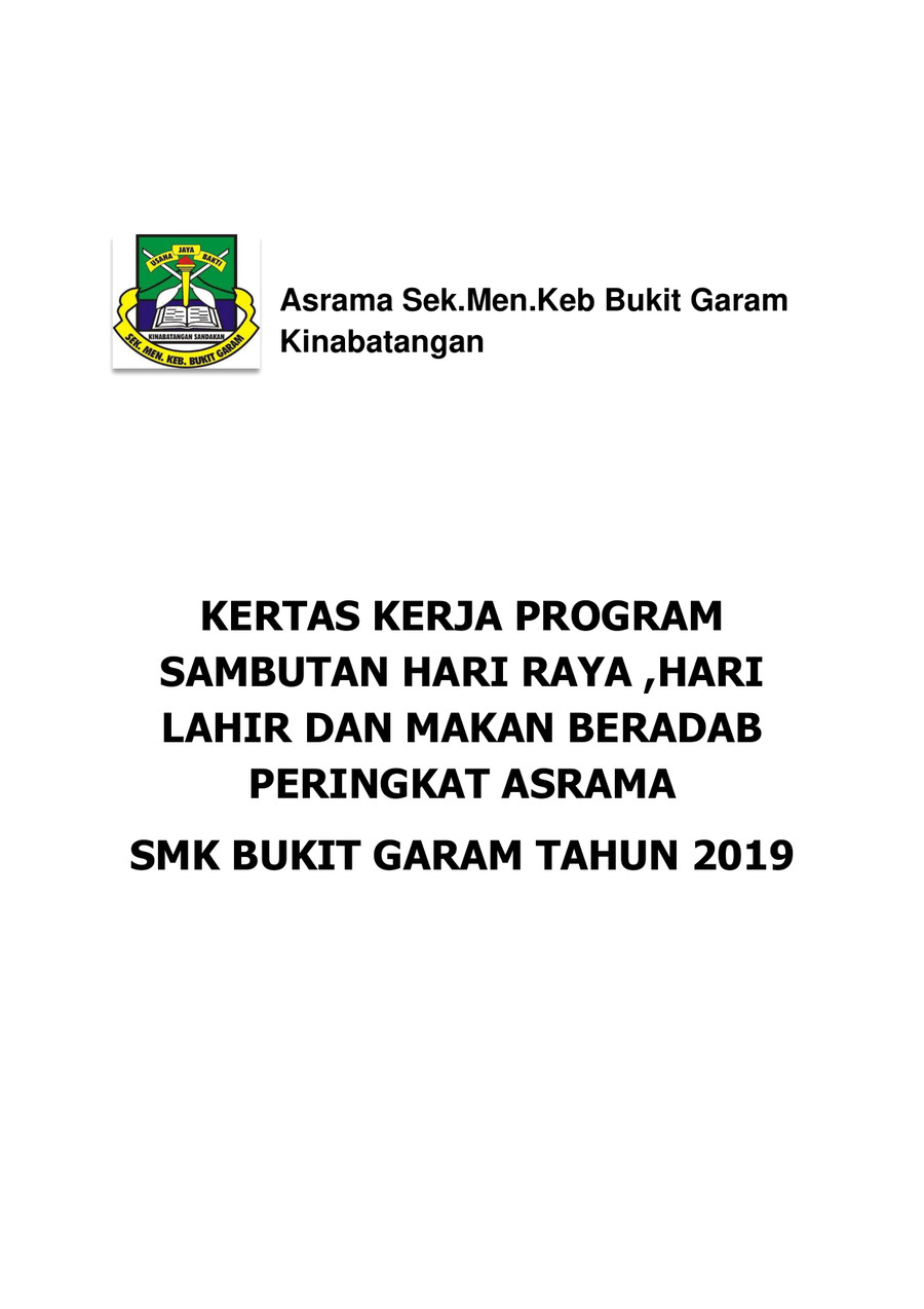  KERTAS KERJA SAMBUTAN HARI RAYA  2022 by pandagurlzy elik 