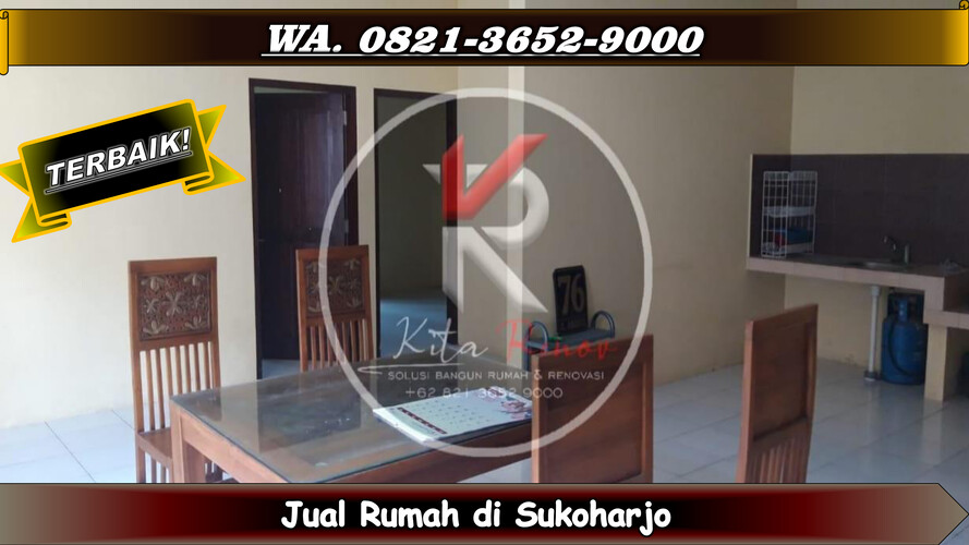 TERBAIK! WA.0821 3652 9000, Jual Rumah di Sukoharjo