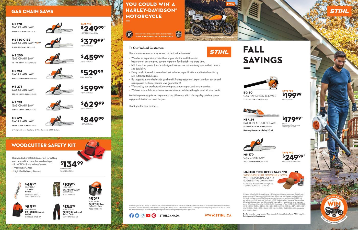 Stihl catalogue Fall 2022 by Marketing JLDLaguë Flipsnack