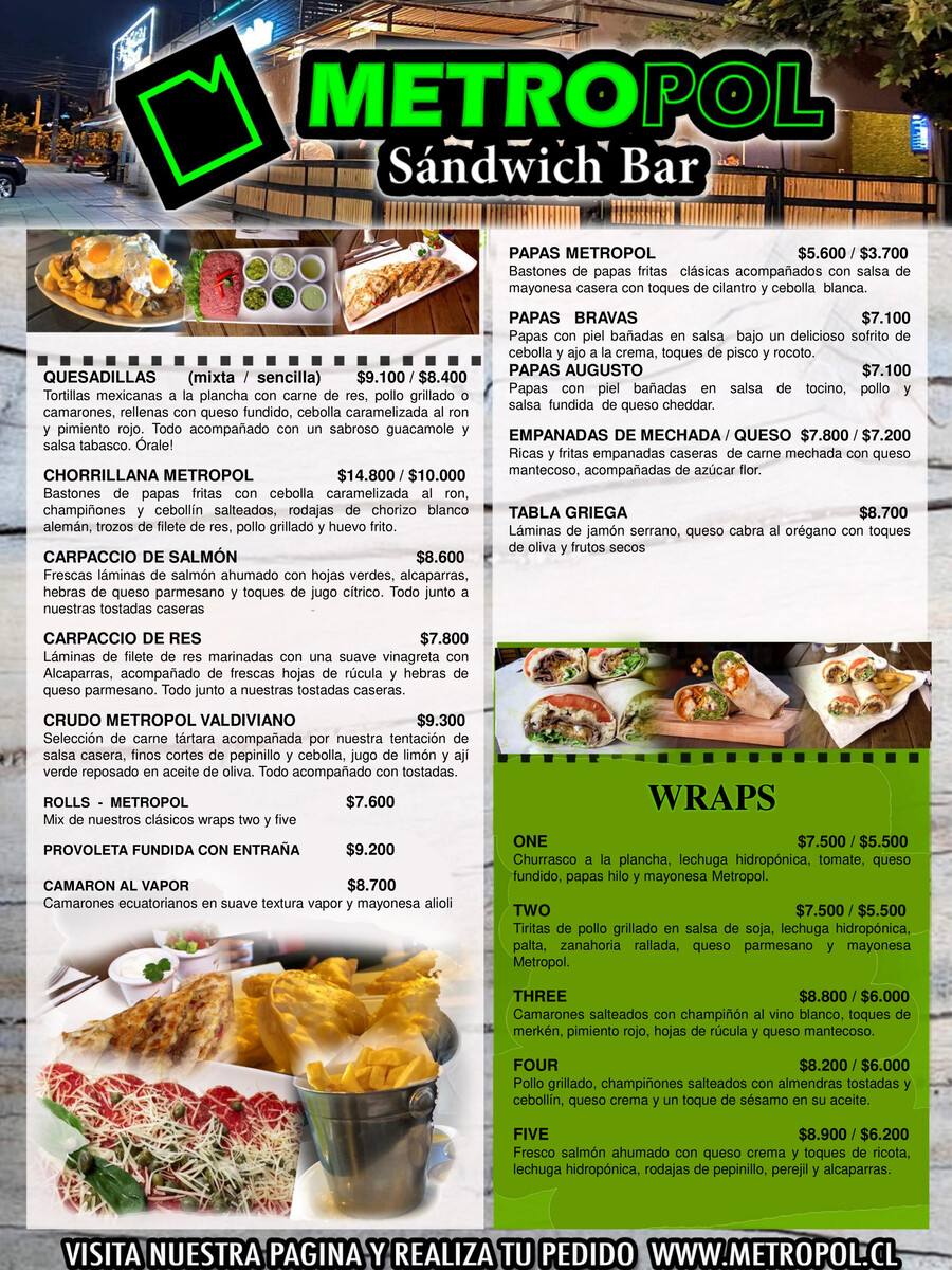 MENU METROPOL 2021 (20/03/2021) by Metropol... Flipsnack