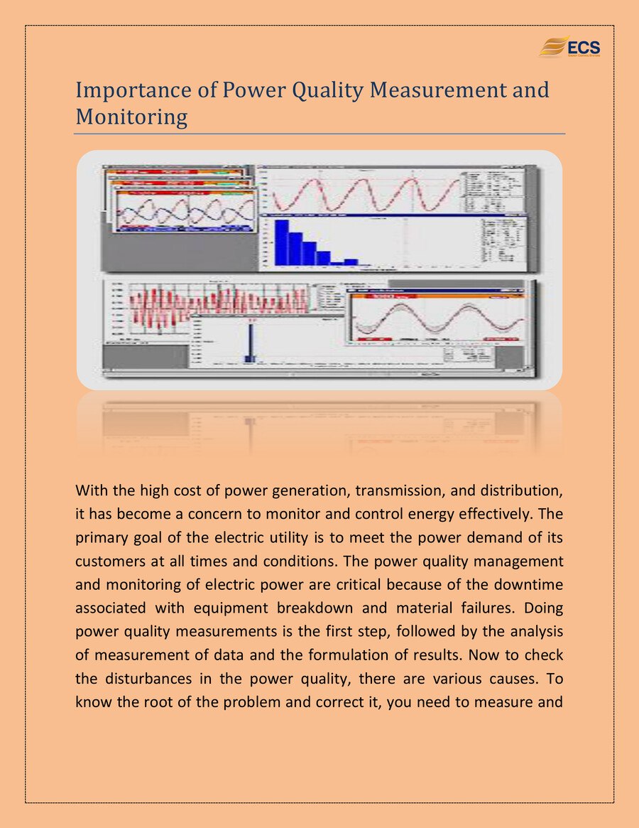 Importance of Power Quality Measurement and Monitoring by Energy